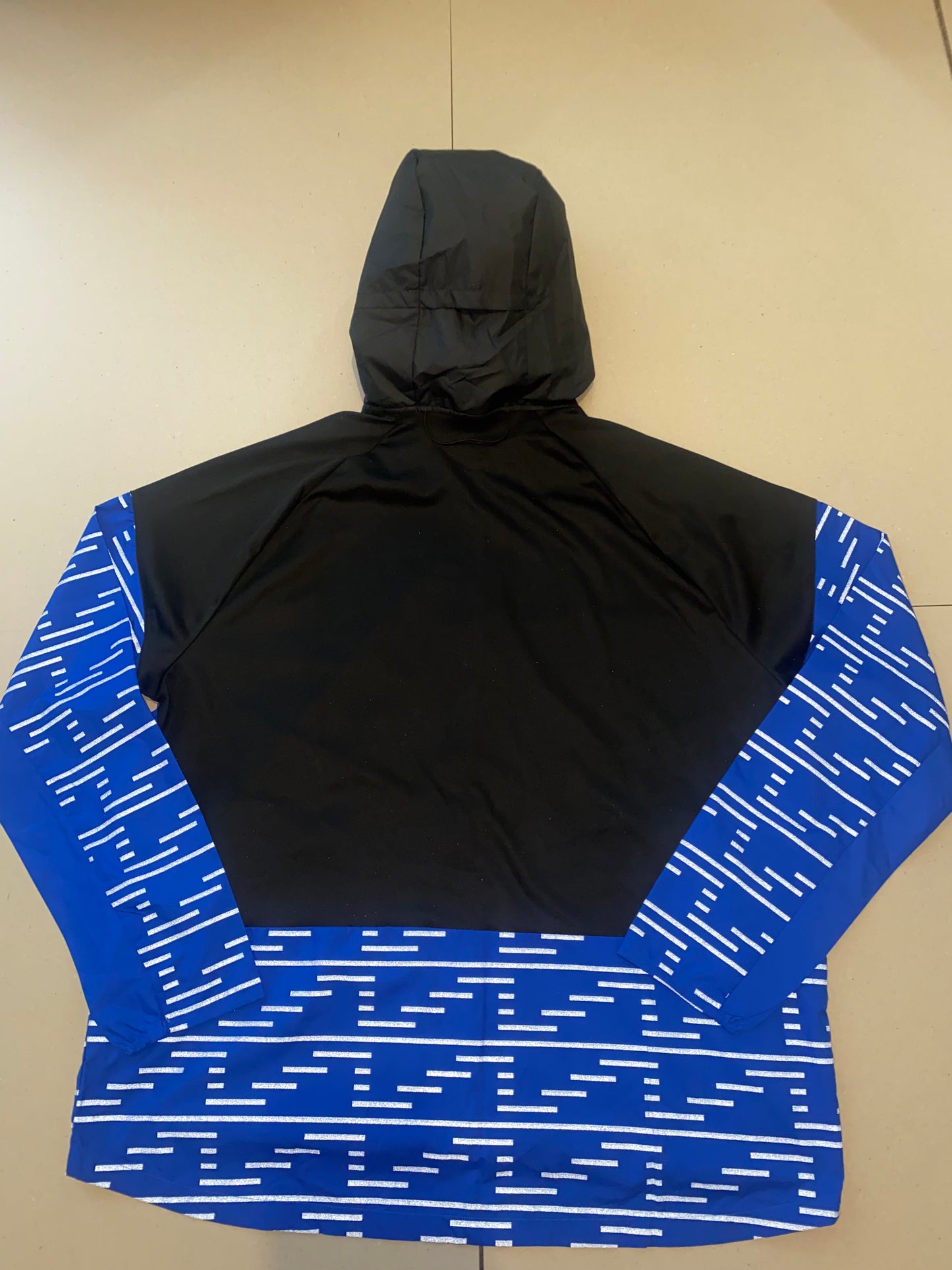 Blue And Black Flash Run Division Wind Runner