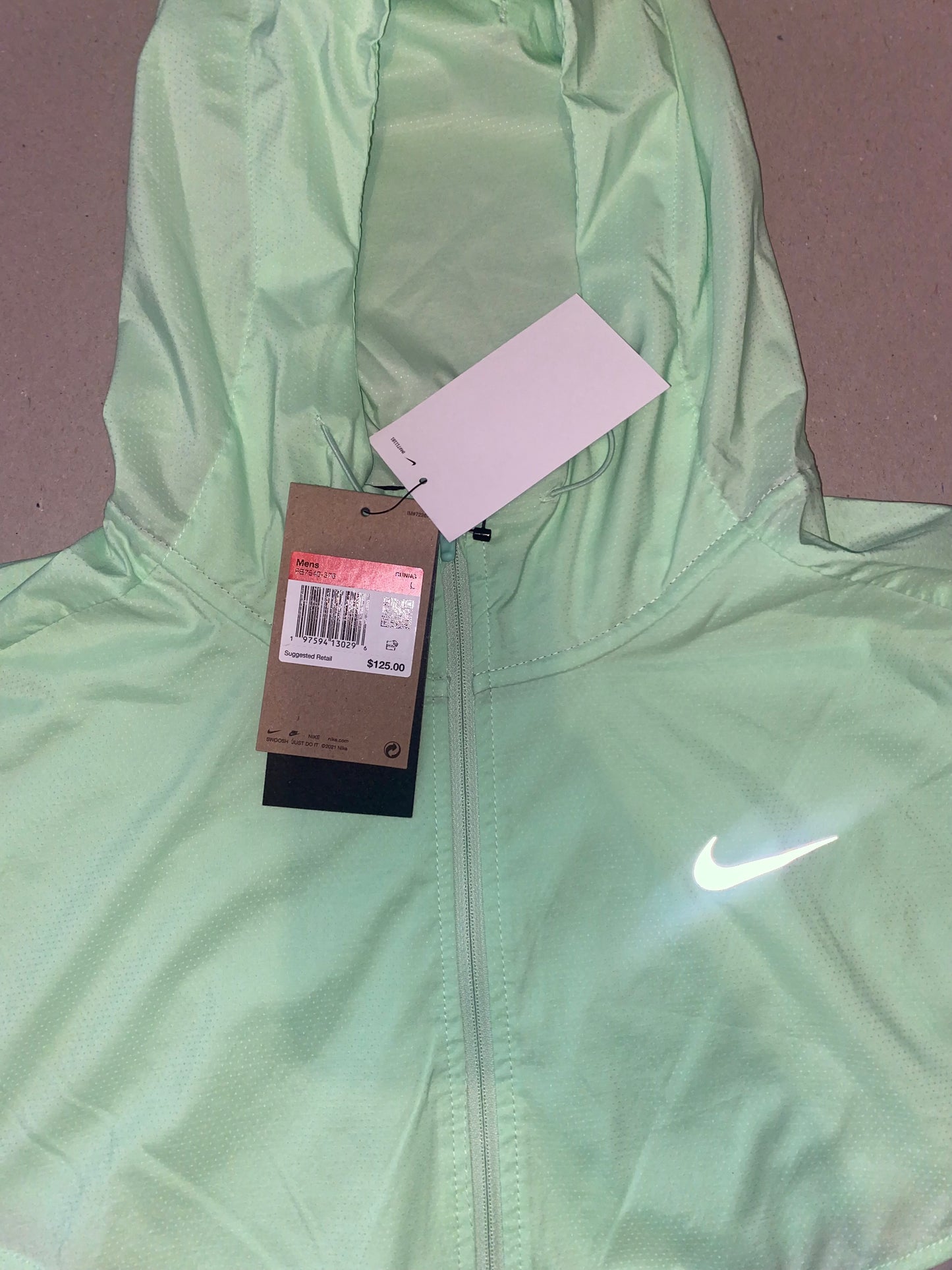 Nike Vapour Green UV Jacket Large